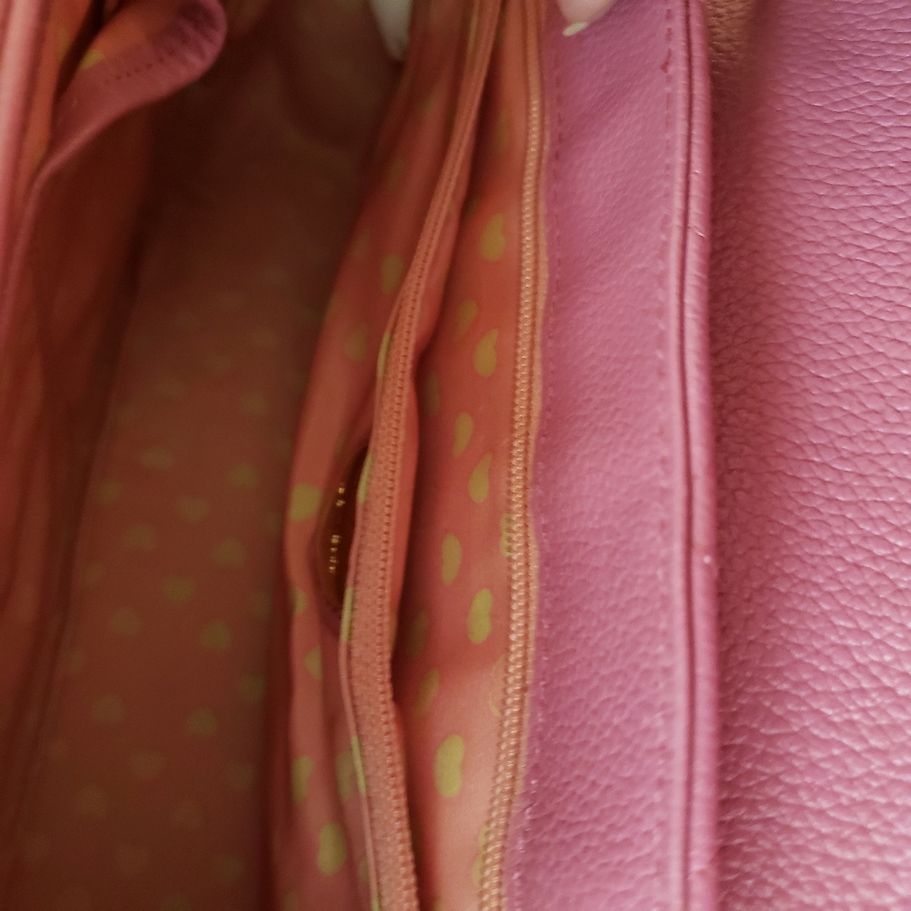 Heart quilted pink bag - Picture 6 of 7
